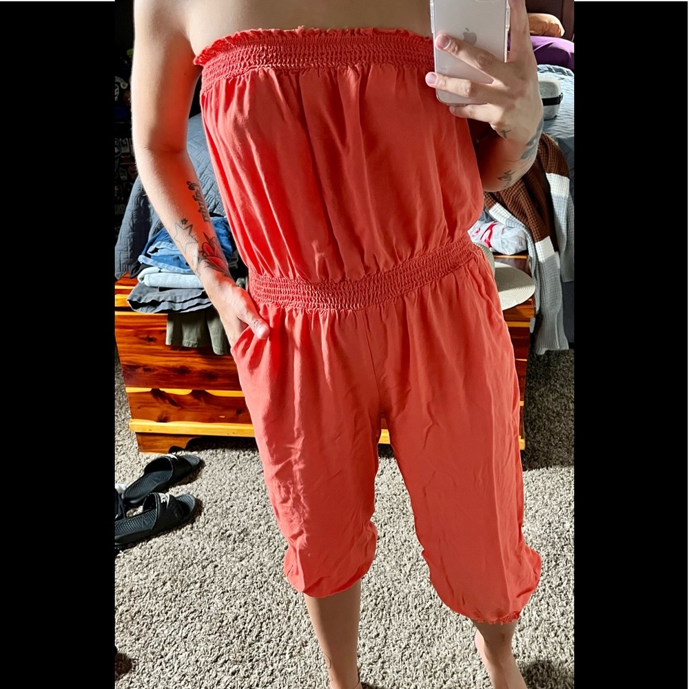 Tube Top Romper